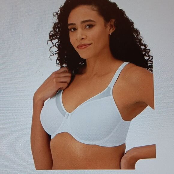 New 34D Bali One Smooth U Ultra Light Convertible Full Coverage Bra - Picture 9 of 10